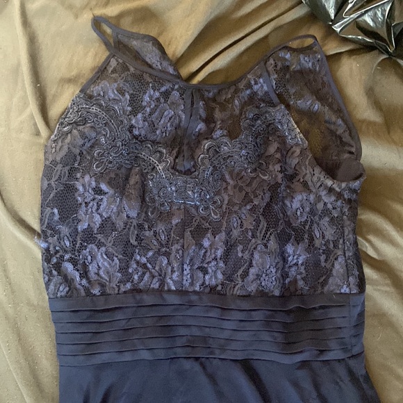 Blue dress with lace worn once! - Picture 2 of 3